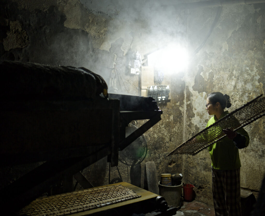 Rice paper making
